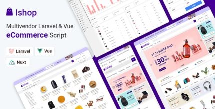 Ishop eCommerce - PWA Multivendor eCommerce CMS - Laravel Vue [Regular Version]