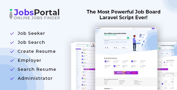 Jobs Portal - Job Board Laravel Script Jobs Portal - Job Board Laravel Script