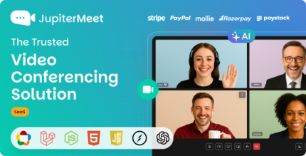 JupiterMeet - White Label Video Conference with AI SaaS