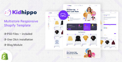 kidhippo - Kids Toy Cloth Multipurpose Shopify Theme
