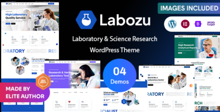 Labozu – Laboratory Science Research WordPress Theme