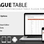 League Table WordPress plugin