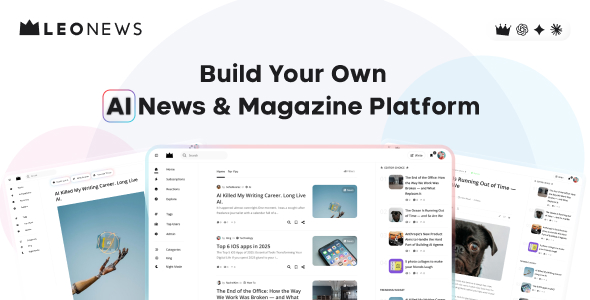 LeoNews - AI News, Viral Magazine Newspaper KingMedia Theme