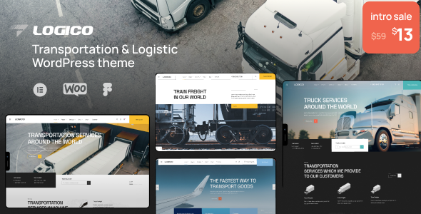 Logico | Transportation Logistics WordPress Theme
