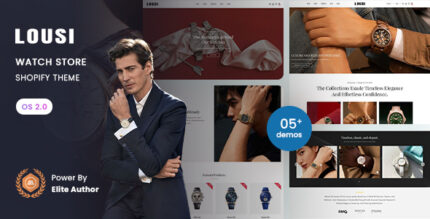 Lousi - Watch Store Shopify 2.0 Theme