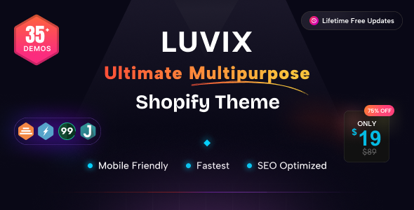 Luvix - Multipurpose Shopify Theme OS 2.0 - RTL support