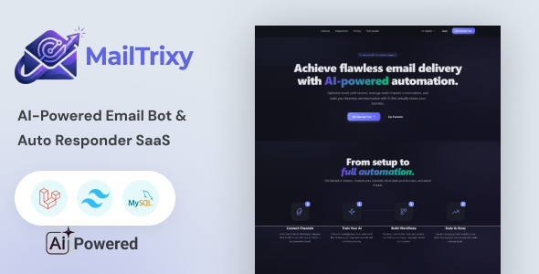 MailTrixy – AI-Powered Email Bot Auto Responder SaaS