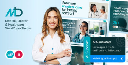 MD - Medical, Doctor Healthcare WordPress Theme
