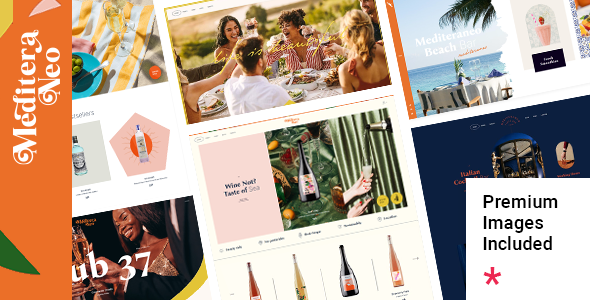 Mediteraneo - Restaurant, Bar Drink Brand WordPress Theme