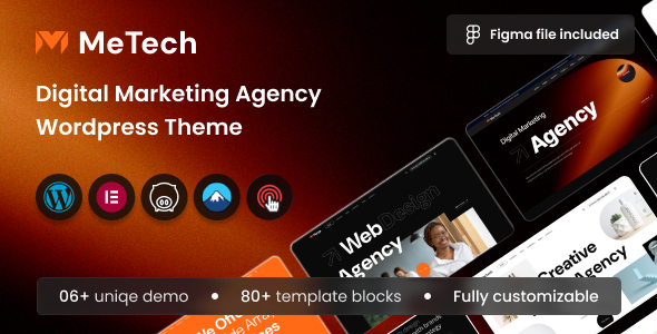 Metech - Multipurpose Creative Agency And Digital Marketing Elementor Theme Metech - Multipurpose Creative Agency And Digital Marketing Elementor Theme