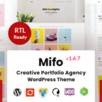 Mifo - Creative Minimal Portfolio WordPress Theme