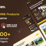 Milkzen - Dairy Farm Milk Products WordPress Theme