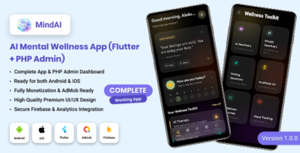 MindAI - Mental Health and Wellness Flutter App