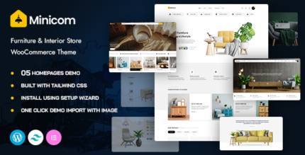 Minicom - Furniture Interior Store WooCommerce WordPress Theme