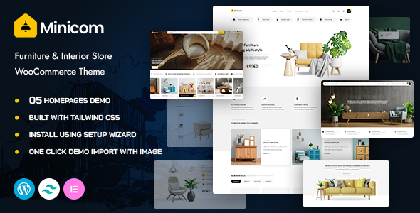 Minicom - Furniture Interior Store WooCommerce WordPress Theme