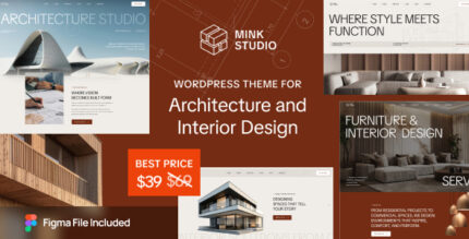 Mink - Architecture Interior Design WordPress Theme
