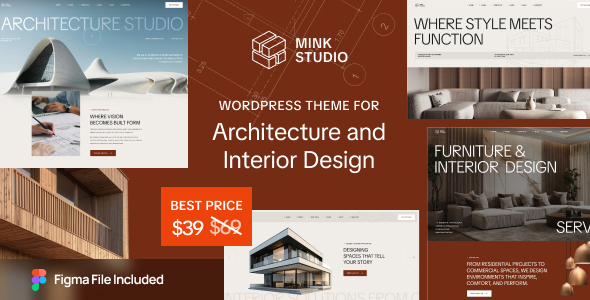 Mink - Architecture Interior Design WordPress Theme