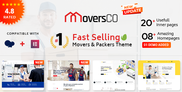 MoversCO - Movers Packers WordPress Theme