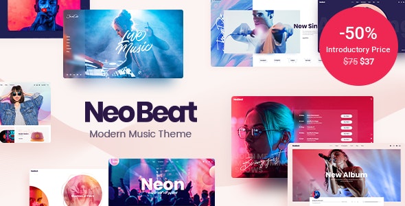 NeoBeat - Music WordPress Theme