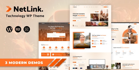 Netlink - Broadband TV Internet Provider WordPress Theme Netlink - Broadband TV Internet Provider WordPress Theme
