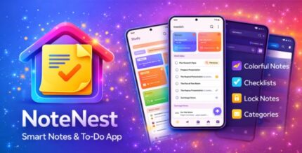 NoteNest Premium - Modern Note-Taking Task Management Android App | Jetpack Compose + AdMob