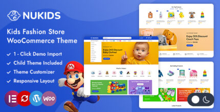 Nukids - Kidswear Toy Store Elementor WooCommerce Theme