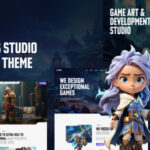 Omero - Indie Games studio WordPress Theme