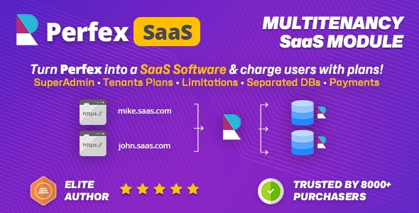 Perfex CRM SaaS - The Official Multi Tenancy Support module