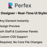 Perfex Visual Designer – Real-Time UI Styling Tool