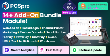 POSpro SaaS – 14+ Add-On Modules Bundle
