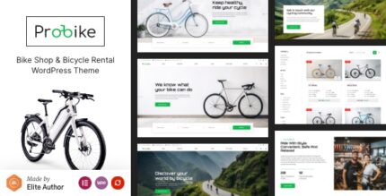 ProBike – Bike Shop Bicycle Rental WordPress Theme