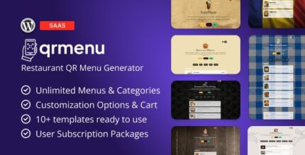 QRMenu - Restaurant QR Menu Generator (SaaS) [Regular License]