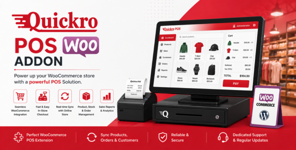 Quickro POS WooCommerce Connector (Add-on)