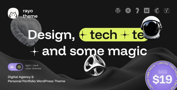 Rayo - Digital Agency Personal Portfolio WordPress Theme Rayo - Digital Agency Personal Portfolio WordPress Theme
