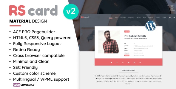 Resume CV WordPress Theme