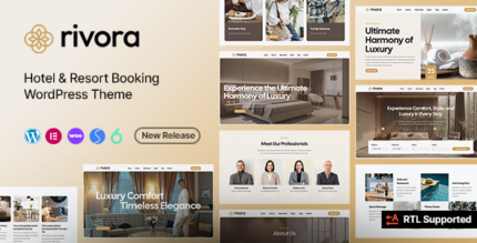 Rivora - Hotel Booking WordPress Theme