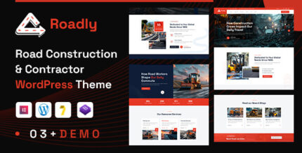 Roadly – Road Construction Civil Engineering WordPress Theme