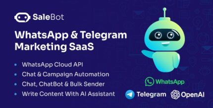 SaleBot - WhatsApp And Telegram Marketing SaaS - ChatBot Bulk Sender
