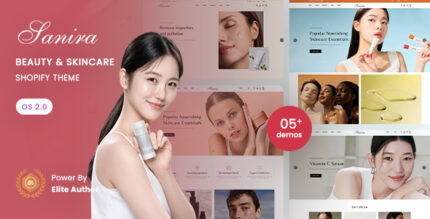 Sanira - Beauty Skincare Shopify 2.0 Theme