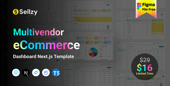 Sellzy – Multivendor eCommerce Dashboard Tailwind CSS Next.js Template