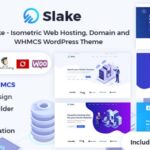 Slake - Isometric Web Hosting, Domain and WHMCS WordPress Theme