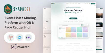 SnapNest – Event Photo Sharing Platform with QR Face Recognition