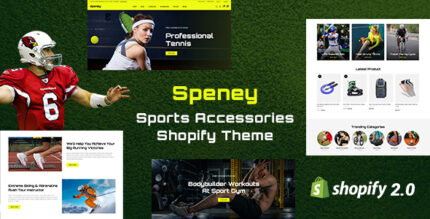 Speney - Sports Fitness Store Shopify 2.0 Responsive Theme