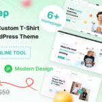 TeeCheap - Print Shop Customize T-shirt Design Online WordPress theme