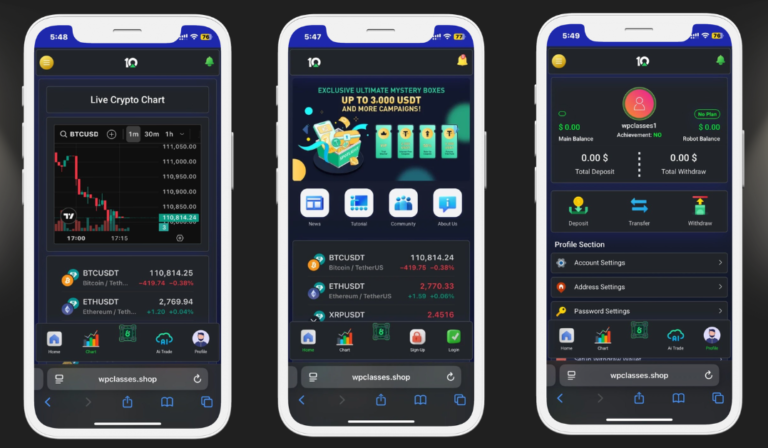 Trading Website Script - Codelexa