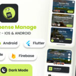 TripMode | Trip Expense Manage - Flutter Android iOS Full App + Light + Dark Mode (50+ Languages)