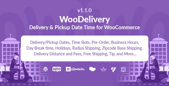 WooDelivery | Delivery Pickup Date Time for WooCommerce