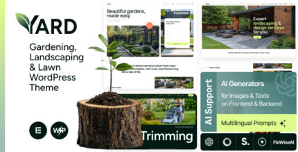 Yard - Gardening, Landscaping Lawn WordPress Theme