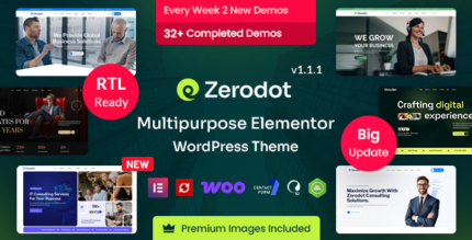 Zerodot - Business Multipurpose Elementor WordPress Theme