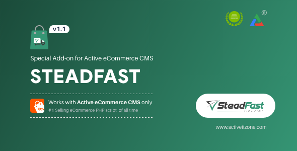 Active eCommerce CMS | SteadFast Courier Add-on